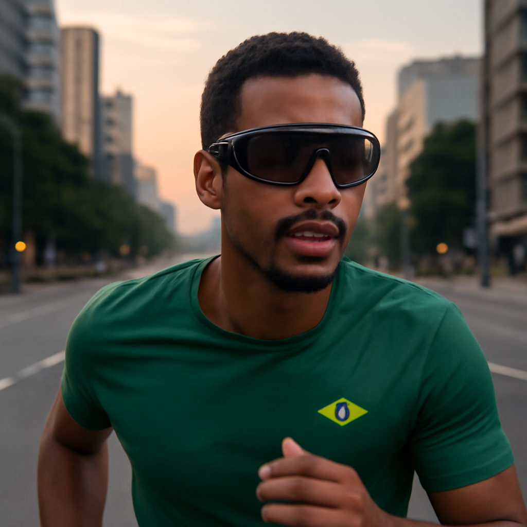 Óculos esportivo para rosto largo: guia editorial para comparar encaixe, conforto e proporção