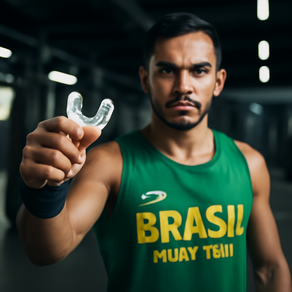 Protetor bucal simples ou duplo no Boxe e Muay Thai: a escolha que define sua respiração, mobilidade e ritmo de luta