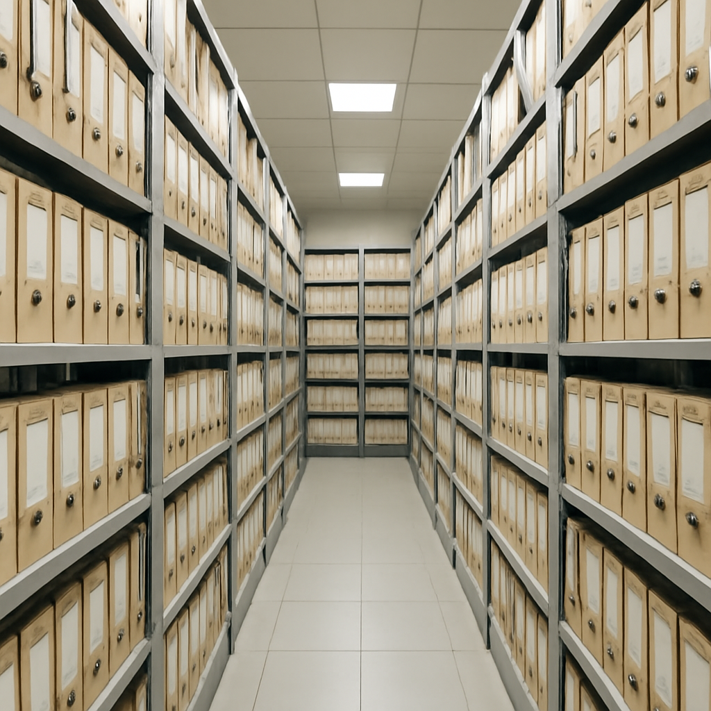 Arquivo morto que não atrasa o negócio: critérios práticos para organizar acervos físicos e responder auditorias sem correria